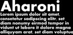 Aharoni Font Family