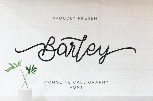 Barley font