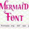 Mermaid font