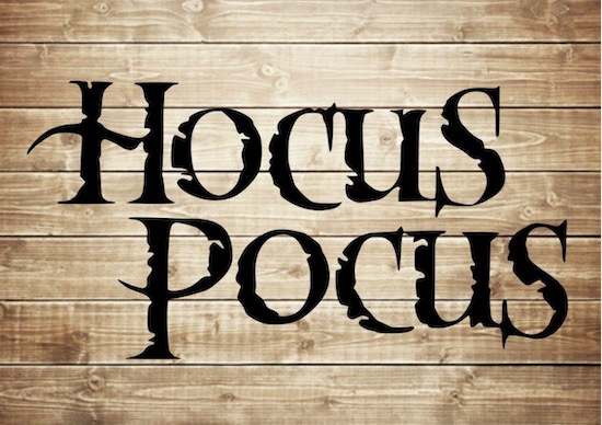 Hocus Pocus font