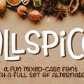 Allspice font free download